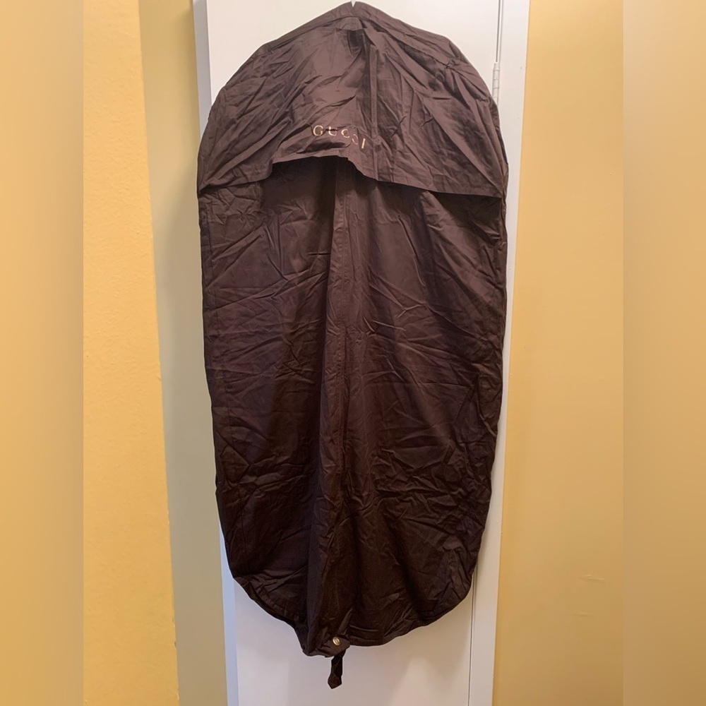 Gucci Garment Bag with zipper close and shoulder cover NWOT